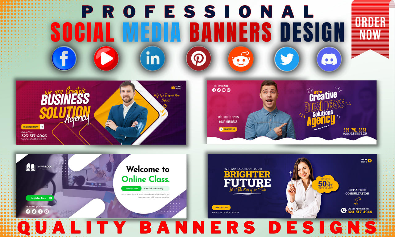 I will design awesome reddit, Facebook, and Youtube banner and Logo